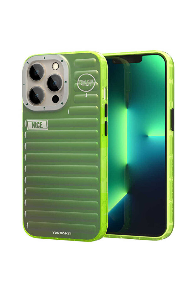 Apple iPhone 13 Pro Max Kılıf YoungKit Plain Coloured Serisi Kapak - 1