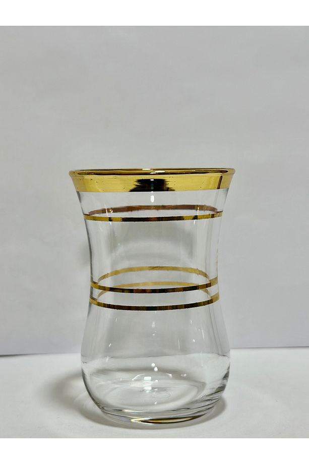42011 Yaldızlı 6'lı Çay Bardağı - 1
