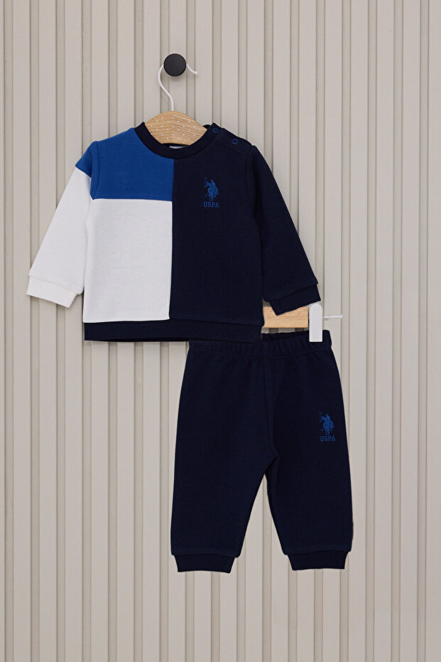 U.S. Polo Assn Baby Boy Blue Set
