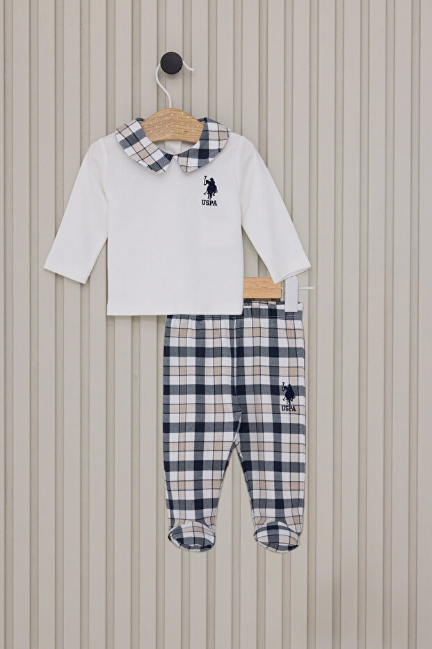 Baby Boy White 2-Piece Baby Set