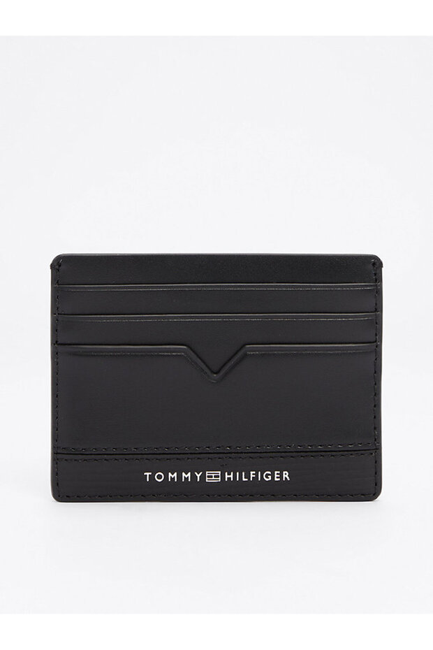 Men's Compact Design 4 Compartment Black Card Holder - Stylish and Functional