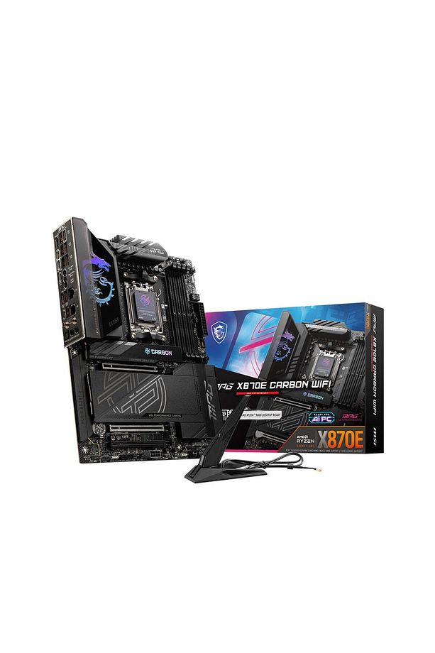 MPG X870E CARBON WIFI Soket AM5 DDR5 8400Mhz WIFI 7 RGB ATX Anakart - 1