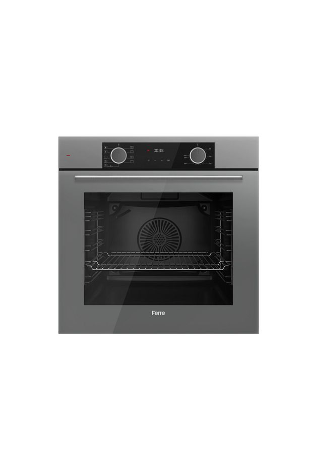 Fryart Hava Fritözü Fonksiyonlu Gri 3'lü Ankastre Set ( Xe63cpr-SS208-D065 ) - 2