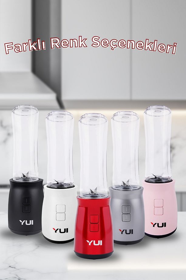 M19 500w Kişisel Smoothie Blender Siyah 1 Adet Yedek Şişe - 6