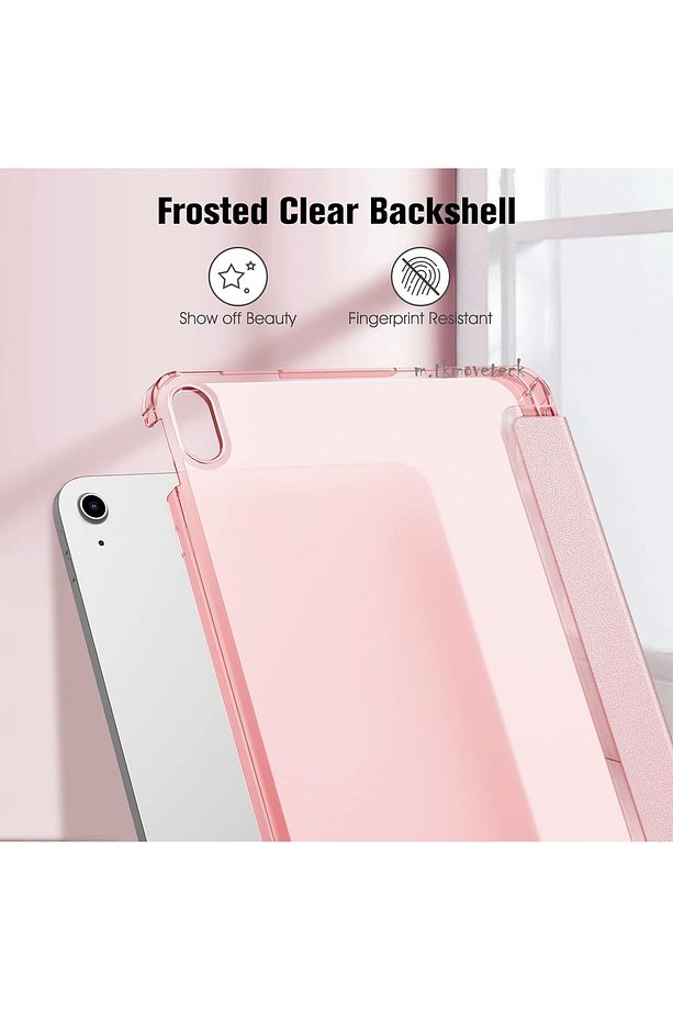 Apple iPad Air 11 Air 4 5 6 10.9 2020 2022 2024 Kılıf Katlanır Kalem Bölmeli Akıllı Uyku Modlu Kapak - 3