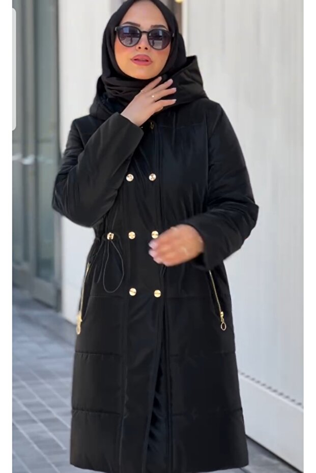kadın tesettür mont - 2