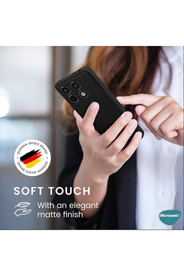 Matte Silicone Honor Magic 8 Lite Kılıf Siyah - 5