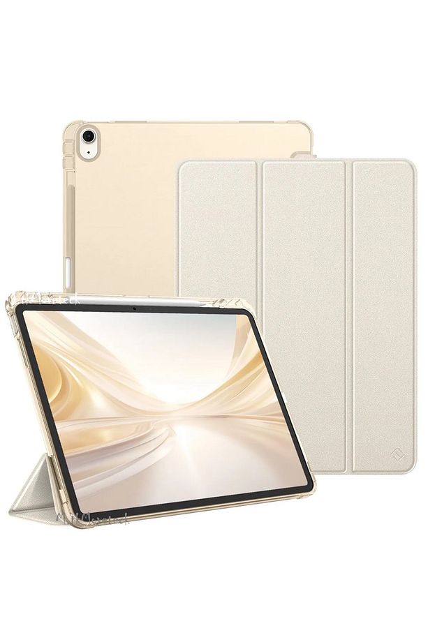 Apple iPad Air 11 Air 4 5 6 10.9 2020 2022 2024 Kılıf Katlanır Kalem Bölmeli Akıllı Uyku Modlu Kapak - 1