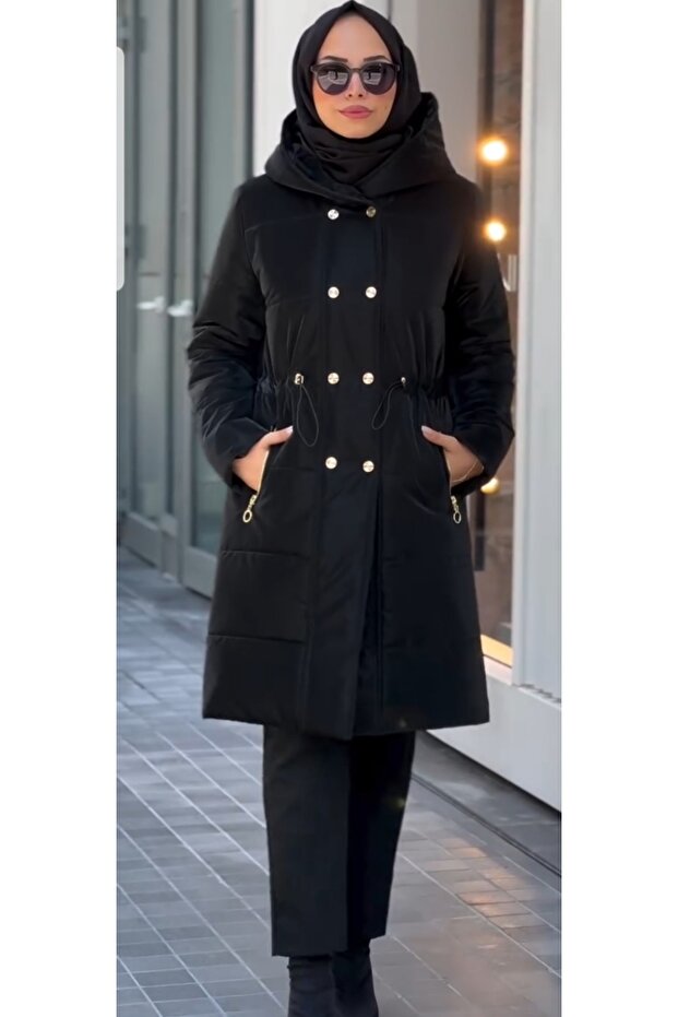 kadın tesettür mont - 3