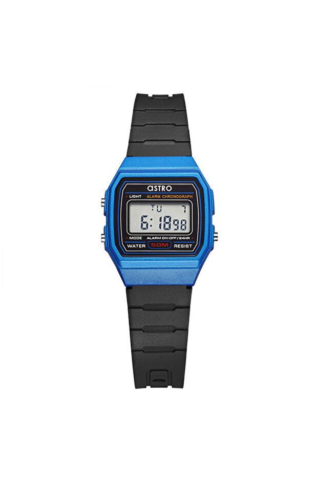 Kids Digital Black Dial Watch - A23927-PPBL