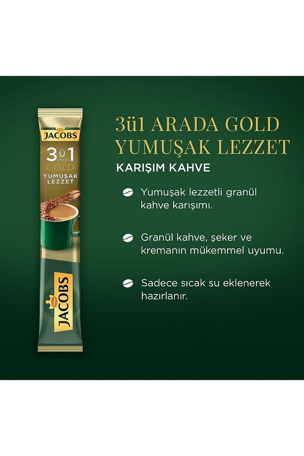 3Ü1 Arada Gold Yumuşak Lezzet Kahve 18 Gr X 40 Adet - 3