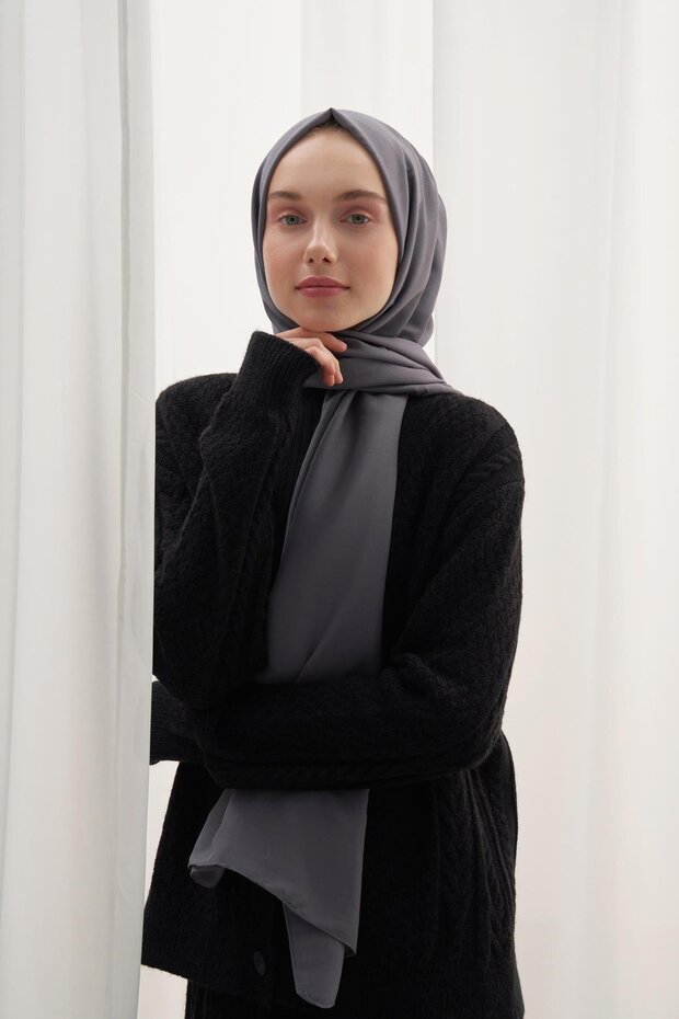 Compact Soft Şal Gri - 2