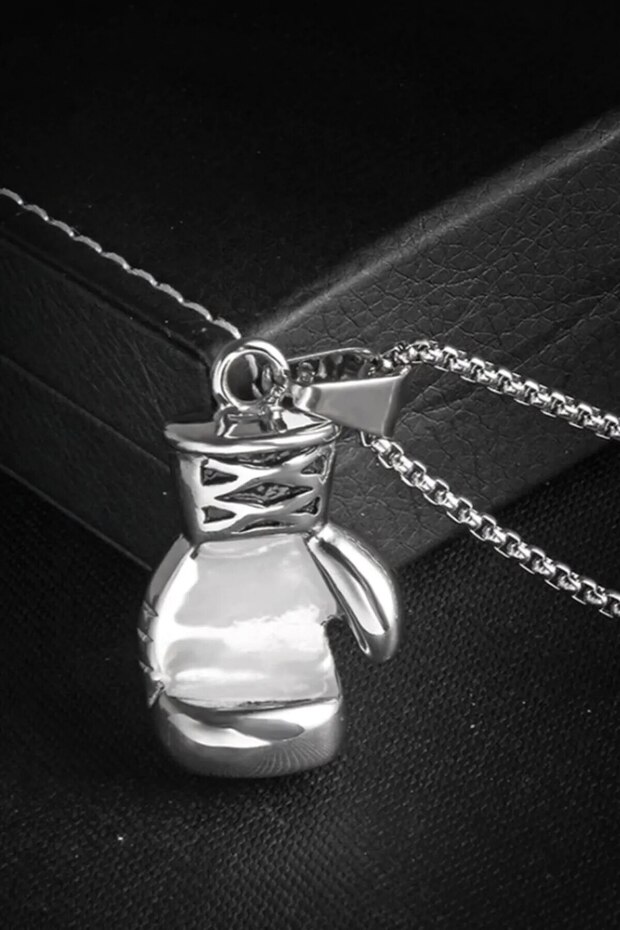 Boks Eldiveni Kolye Çelik Kolye - 7