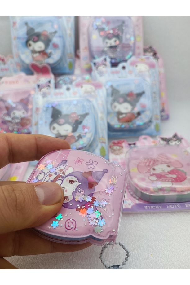 Sanrio Kromi Içi Sulu Kılıflı Mini Notebook Not Defteri Ajanda Sevimli Hediyelik Defterler 1adet - 5