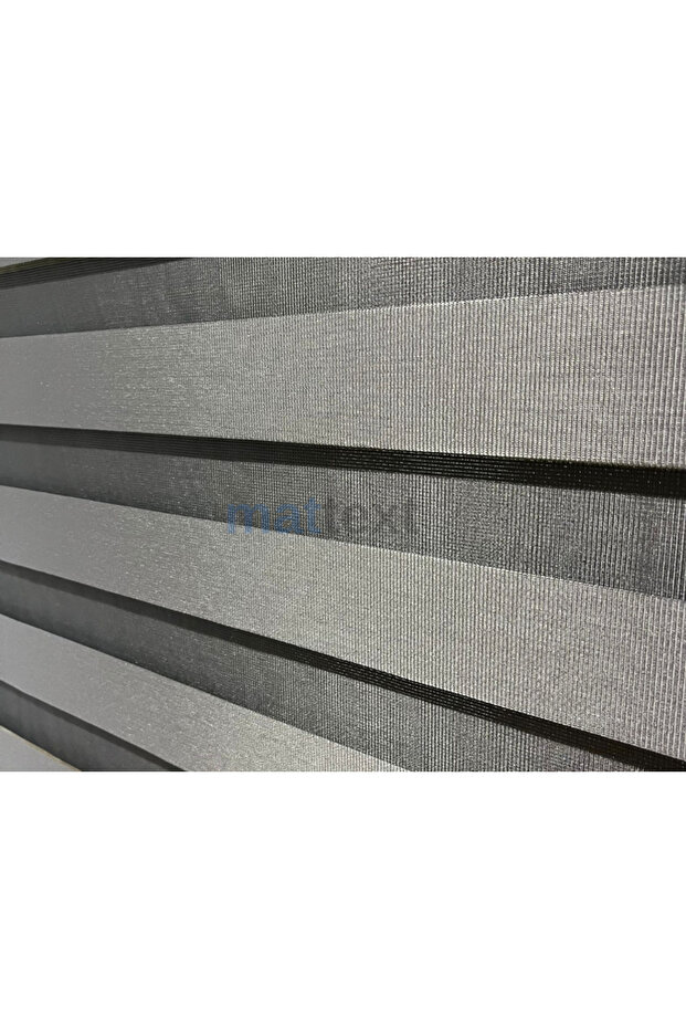 Antrasit Zebra Perde - 2