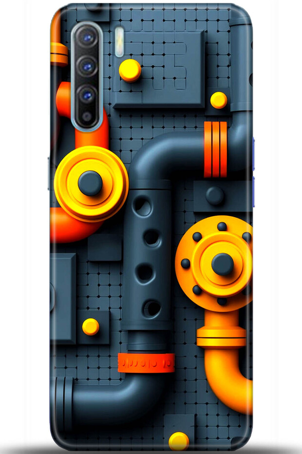 Oppo Reno 3 Case Hd Printed Case - Custody Series 5466