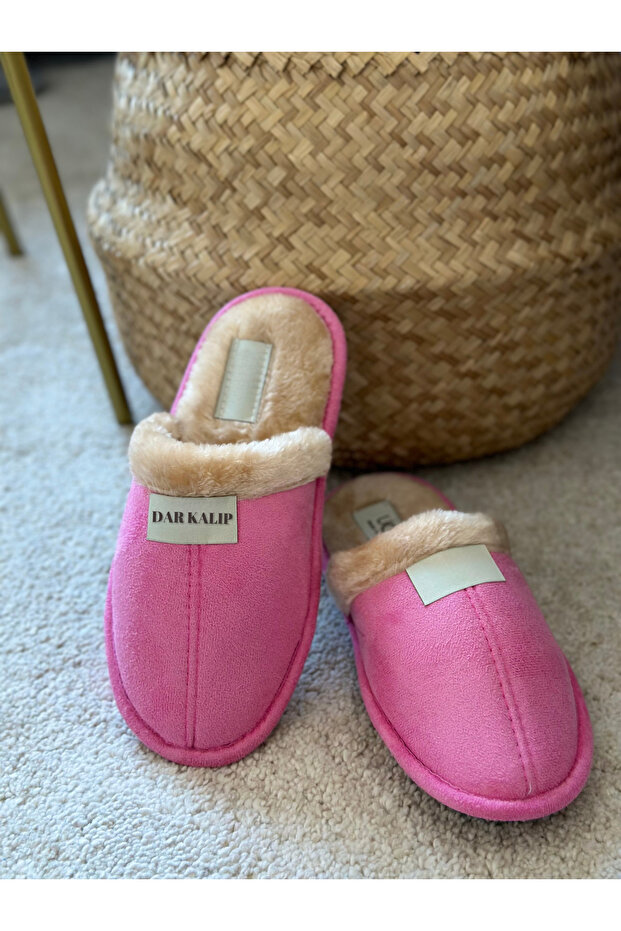 Unisex Soft Soled Fluffy Warm Lined Home Garden Bundle Slippers Winter Slippers (Narrow Fit)