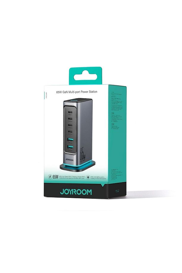 Jr-tcm02 65w 6 In 1 Masa Üstü Şarj Adaptörü Ve Standı - 3
