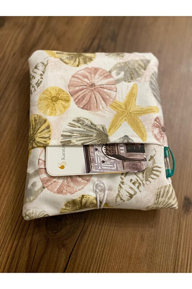 حافظة بنمط صدفة البحر، حافظة كمبيوتر لوحي مصنوعة يدويًا، حقيبة منظمة، حافظة كتب، حافظة متعددة الأغراض - 2