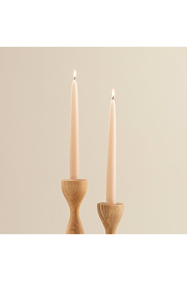 Cruise Bej 2'li Şamdan Mumu Bej - 3