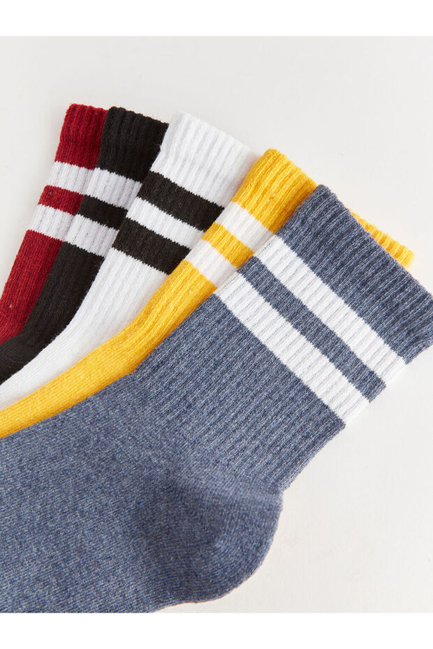 Блестящи селекции от Shining Store | Пъстри дамски чорапи, 5 чифта - 3