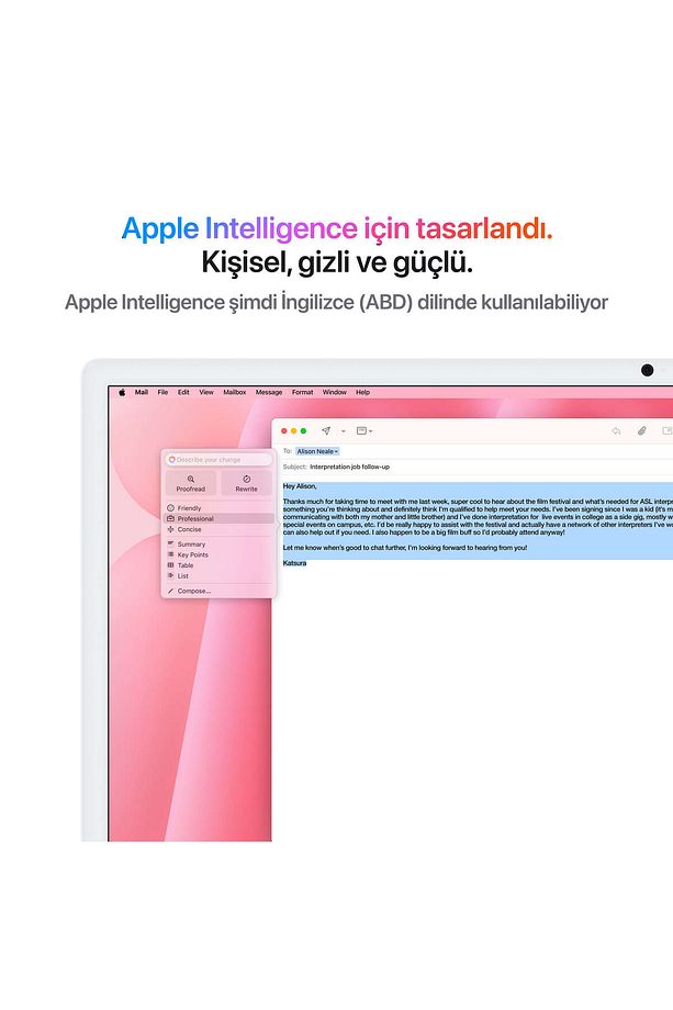 24" iMac Retina 4.5K display: Apple M4 chip with 8‑core CPU and 8‑core GPU, 16GB, 256GB SSD - Pembe - 5