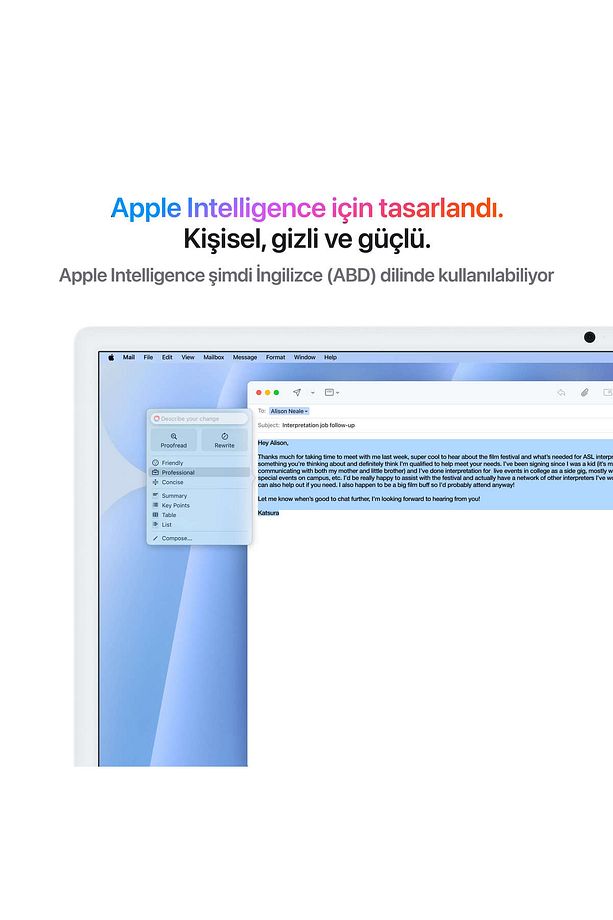 24" iMac Retina 4.5K display: Apple M4 chip with 8‑core CPU and 8‑core GPU, 16GB, 256GB SSD - Mavi - 5