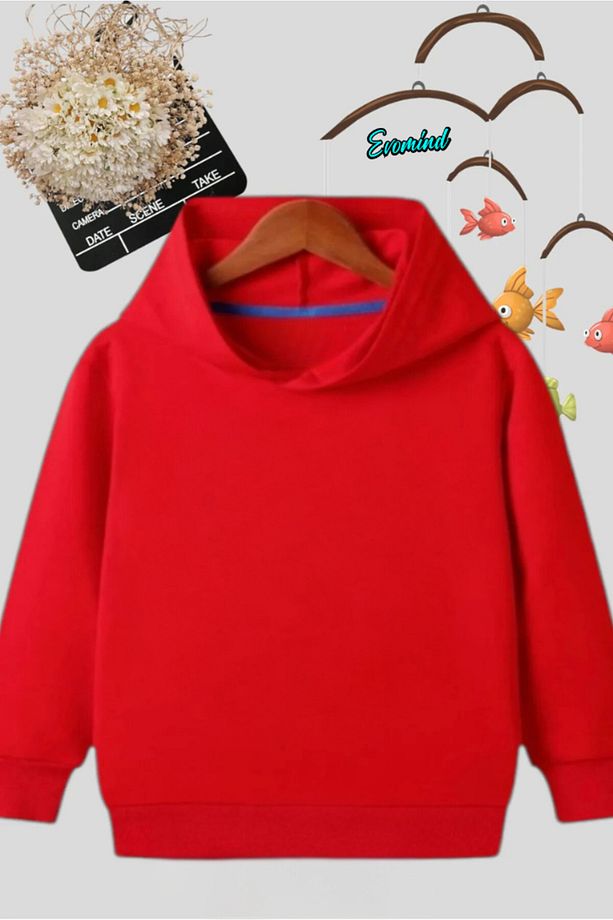 Çocuk Kapüşonlu Sweatshirt - 1