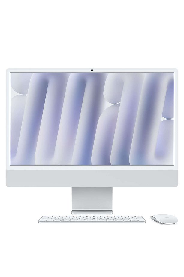 24" iMac Retina 4.5K display, Nano-texture M4 10‑core CPU and 10‑core GPU, 256GB SSD, 16GB - Gümüş - 1