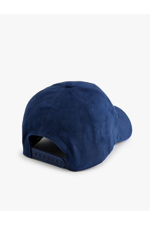 Kolej Cap Şapka Peluş Aplike Detaylı - 2