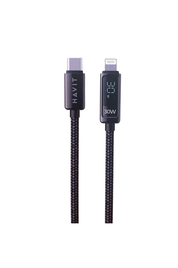 Cb6246 Pd30w Type-c To Lightning (IPHONE) Göstergeli Şarj Kablosu - 1