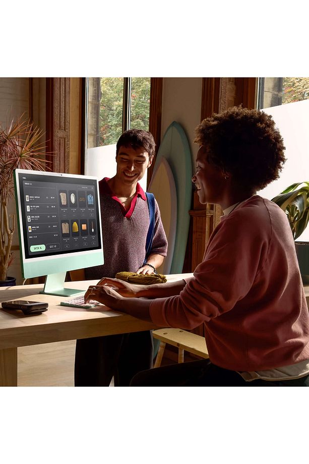 24" iMac Retina 4.5K display: Apple M4 chip 10‑core CPU and 10‑core GPU, 16GB, 256GB SSD - Pembe - 8