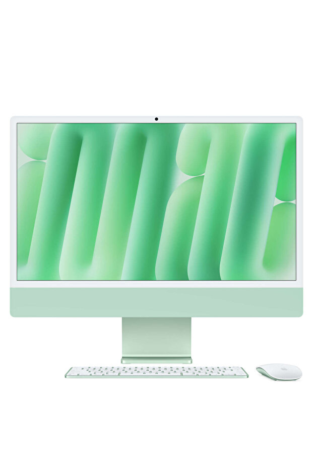 iMac 24 inç Retina 4.5K M4 çip 10 çekirdekli CPU ve 10 çekirdekli GPU 24GB 512GB SSD - Yeşil (MD2Q4T - 1