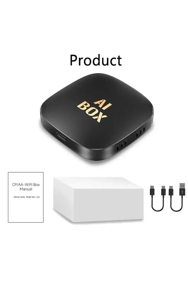 Akıllı Multimedya Kutusu Android 13 16GB Kablosuz Carplay Ai Box YouTube Netflix Google PlayStore - 2
