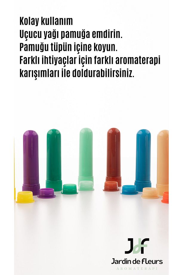 JdF Aromaterapi Uçucu Yağ İnhaler Tüpleri, Koklama Tüpleri - 2