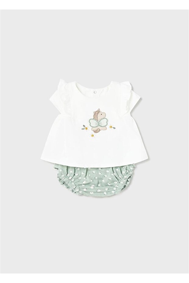 Kız Bebek 2 Li Set Şort - 2