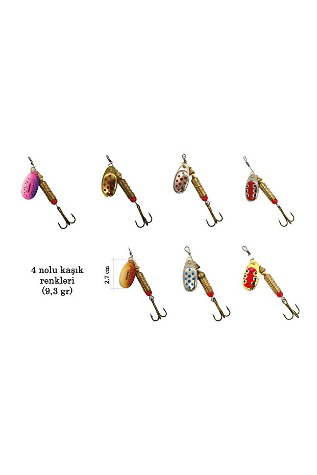 Natolia Spinning Spoon, Spinning Fishing Spoon, 7 g Spinning Spoon, Fishing Spoon - 8