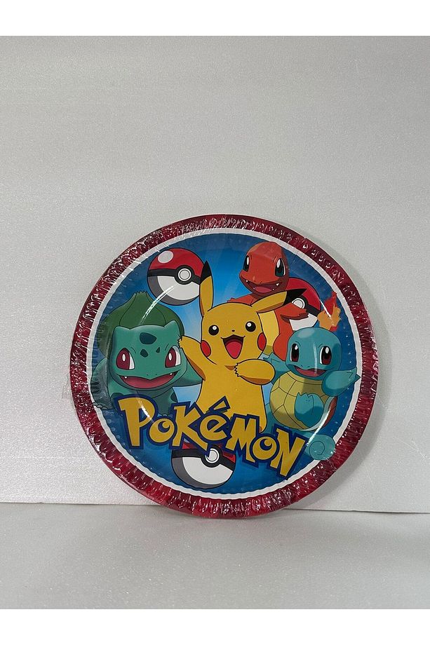 Pokemon 8'li Kağıt Tabak Bardak Seti - 2