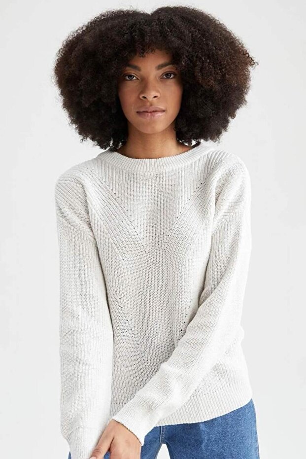 Regular Fit Crew Neck Knitwear Sweater