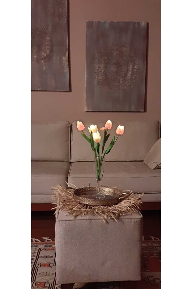 5'li Buket Led Işıklı Lale - 6