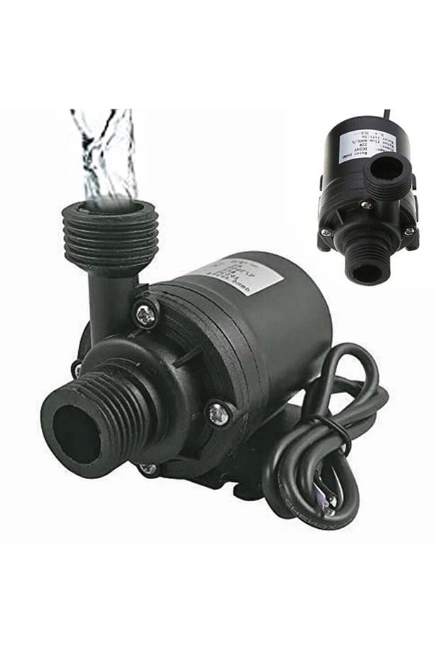 12 Volt Dc Mini Dalgıç Pompa Devirdaim Su Pompası Kalın Uçlu 30 Watt - 2