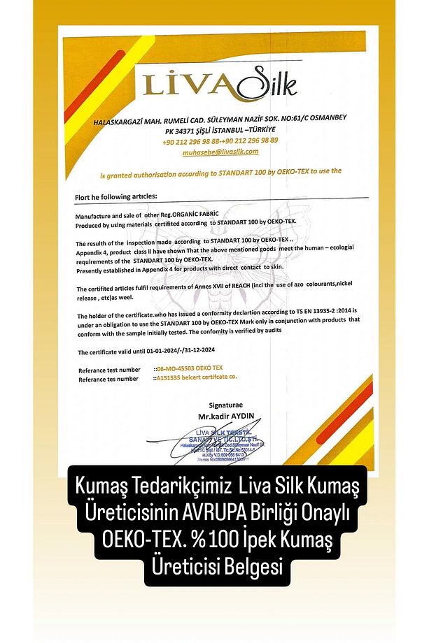 % 100 Ipek Astarlı Bere Unisex 2 Adet Saf Ipek Toka - 5