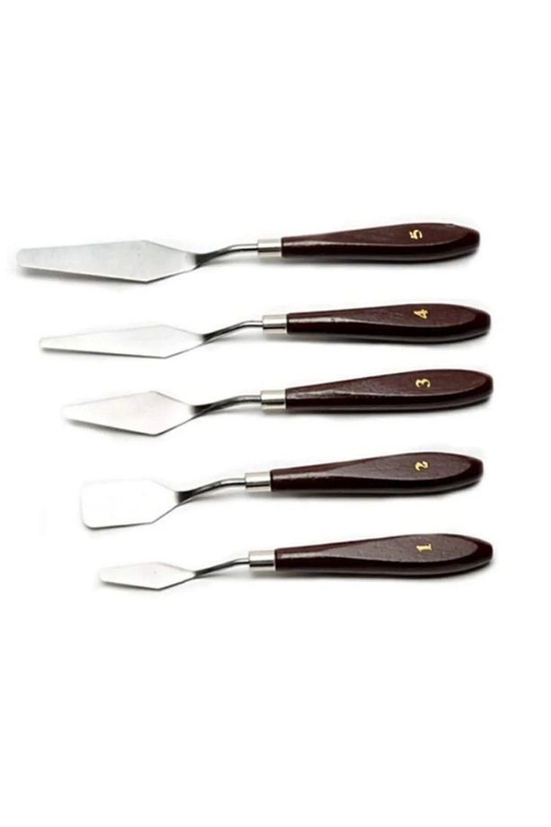 Resim Spatula Seti, Metal Spatula 5'li - 3