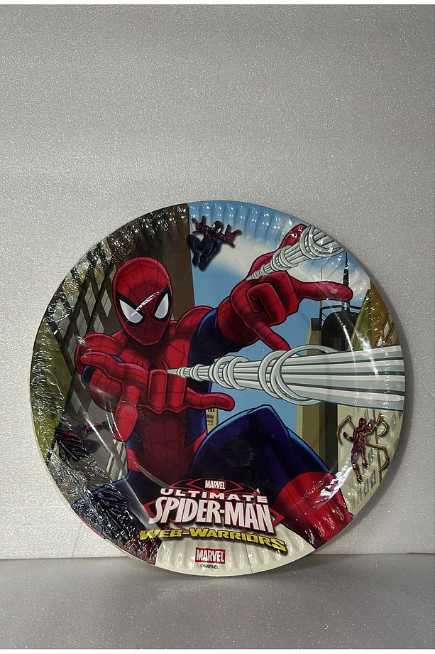 Spiderman (Örümcek Adam)  8'li Kağıt Tabak Bardak Seti - 2