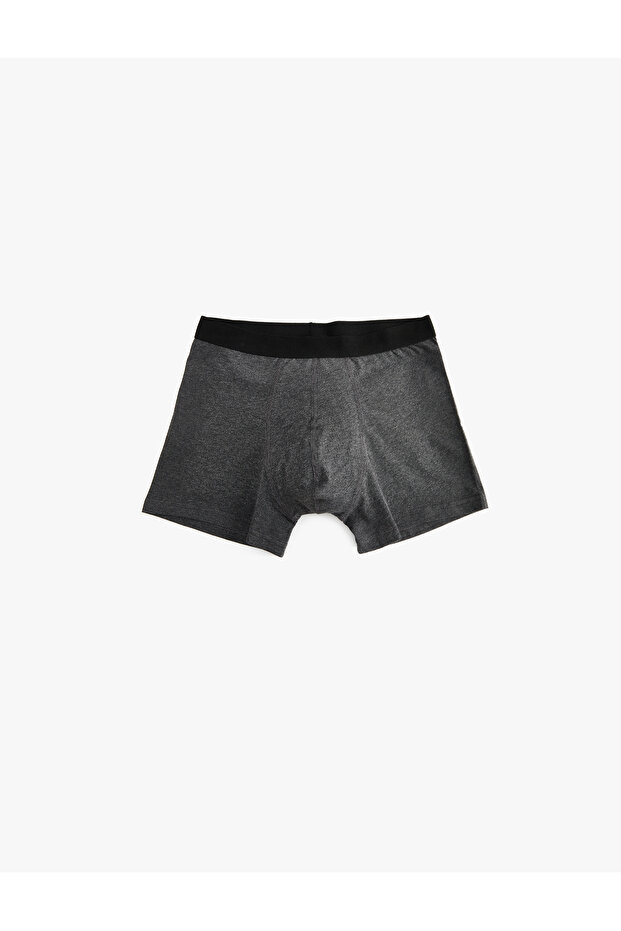 Baskılı Pamuklu 3'lü Boxer Seti - 4