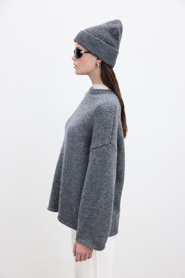 OVERSIZE KAZAK ANTRASİT - 4