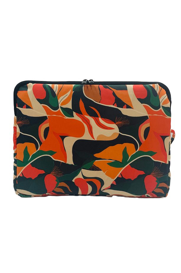 13-13.3-14'' Inç Soyut Turuncu Desen Suya Dayanıklı /laptop/macbook/notebook/kılıf/çanta - 5