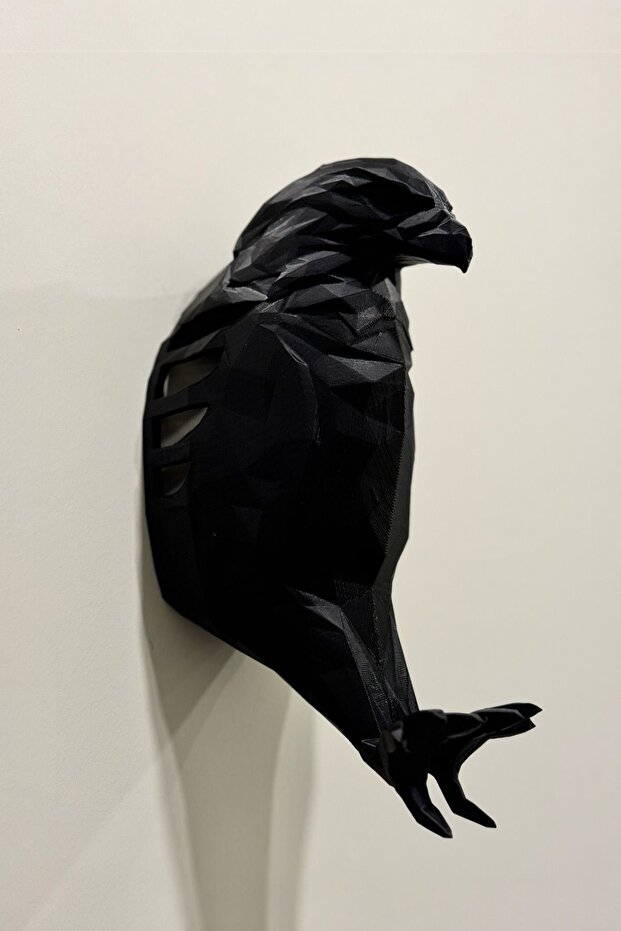 Kartal Figürlü Led Duvar Lambası – Aplik, Pilli, Dekoratif Ve Modern Aydınlatma / Gece Lambası-siya - 2