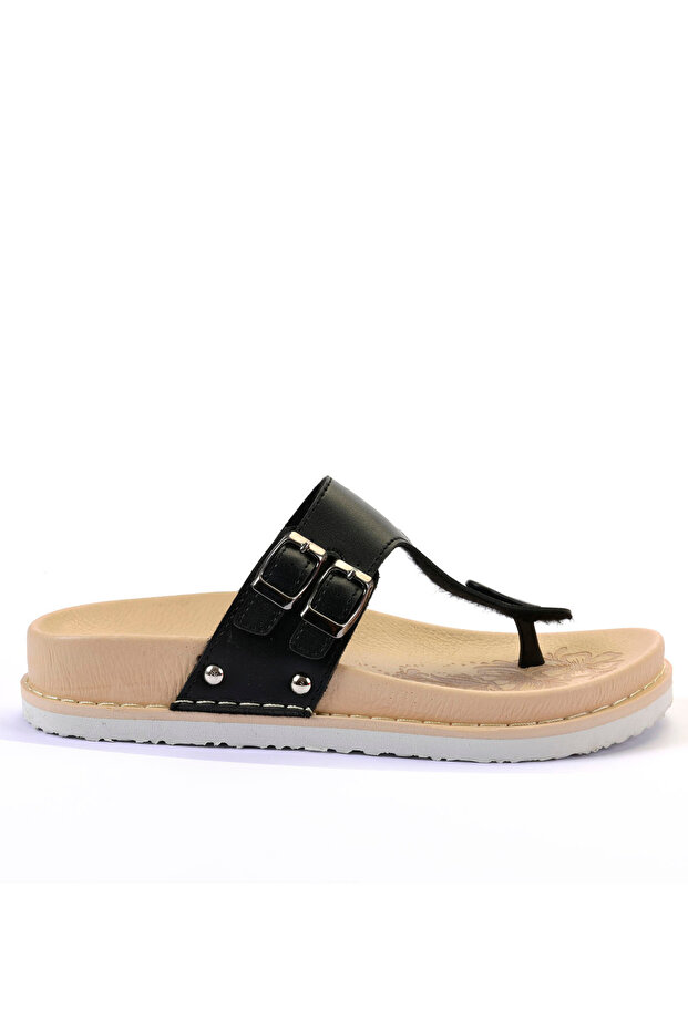 Ck-4306 Black Women's Slippers