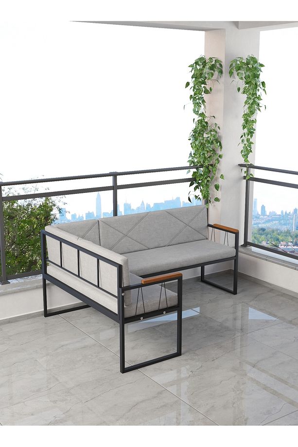 Src , Köşe Takımı, Mutfak, Balkon Köşe Takımı, - Açık Gri - 3